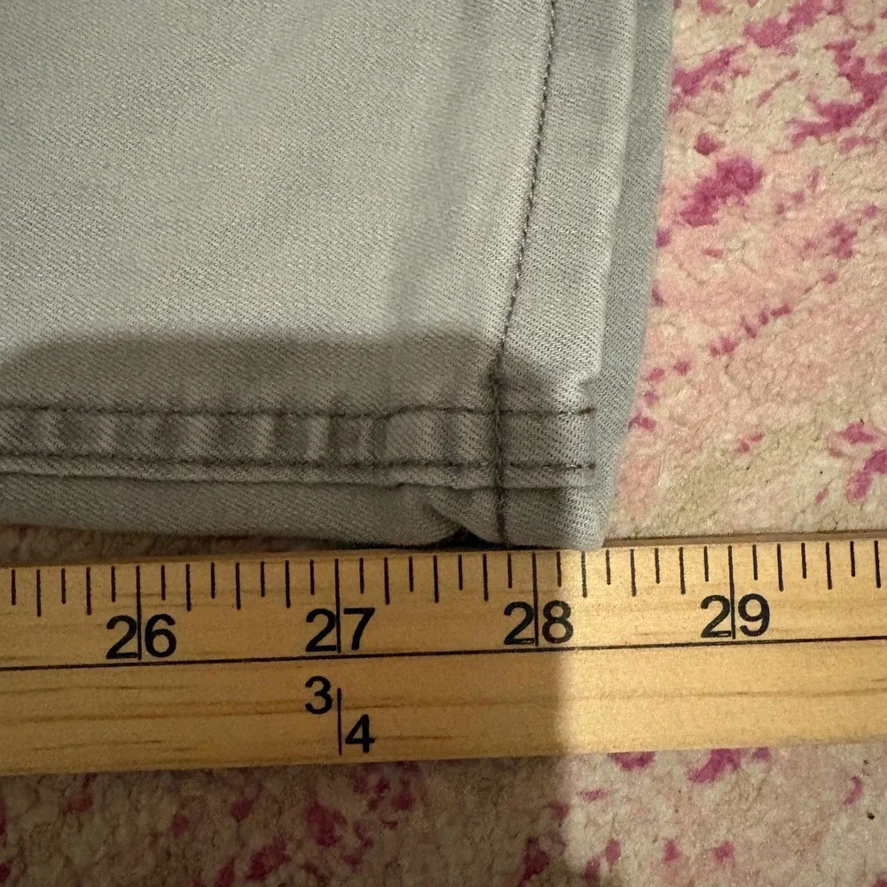 Tommy Bahama Mens 32x30 Pants Gray Straight Leg Stretch Casual Cotton Tencel